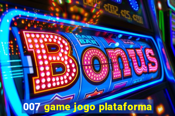 007 game jogo plataforma